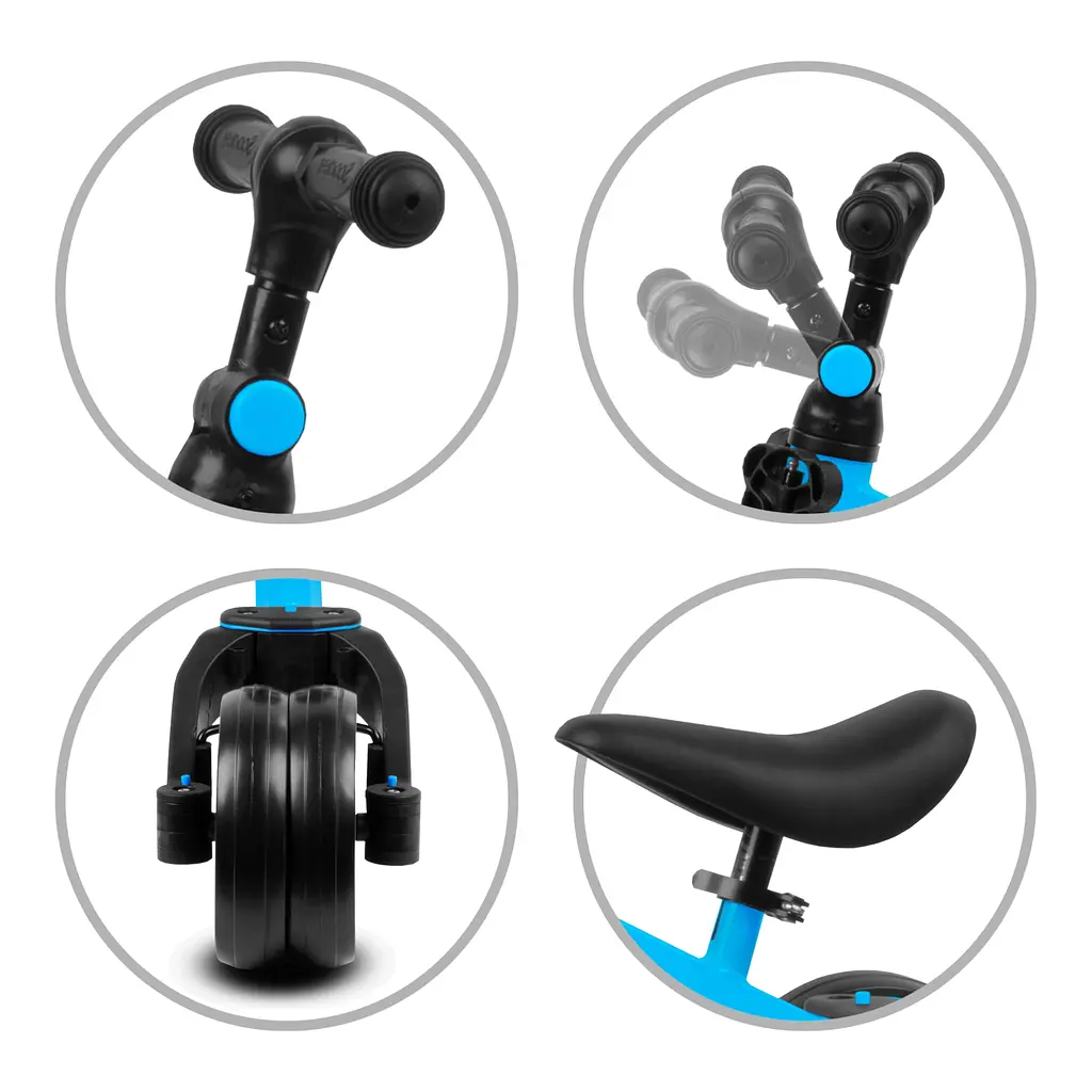 Біговел велосипед Kidwell 3 в 1 Pico Blue - фото 8