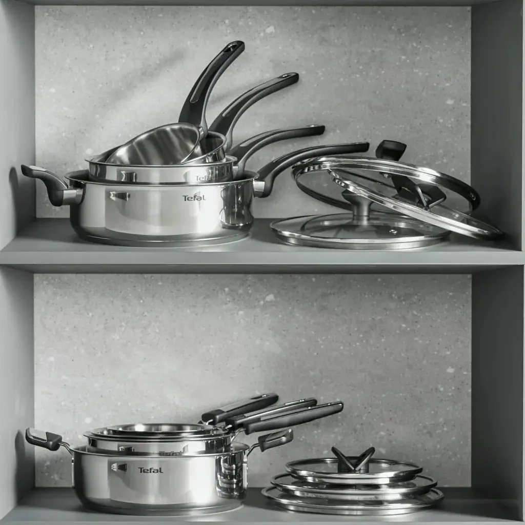 Сотейник Tefal Excellence+, з кришкою, 26см, чорний (E3337145) - фото 7