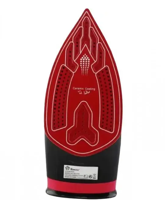 Паровой электрический утюг Domotec MS 2258 3000 Вт черно-красный - фото 4