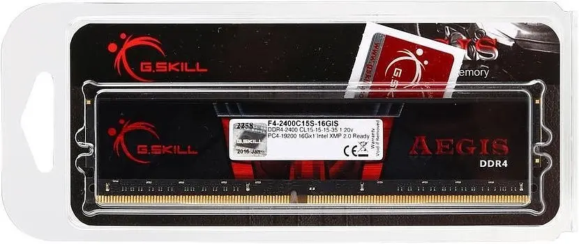 Модуль пам'яті DDR4 16GB 2400MHz G. Skill Aegis (F4-2400C15S-16GIS) - фото 3
