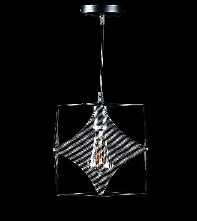 Потолочная люстра E27 Splendid Ray L501/1, регулируемая, Черный металл, современный стиль, 30-95 см - фото 2