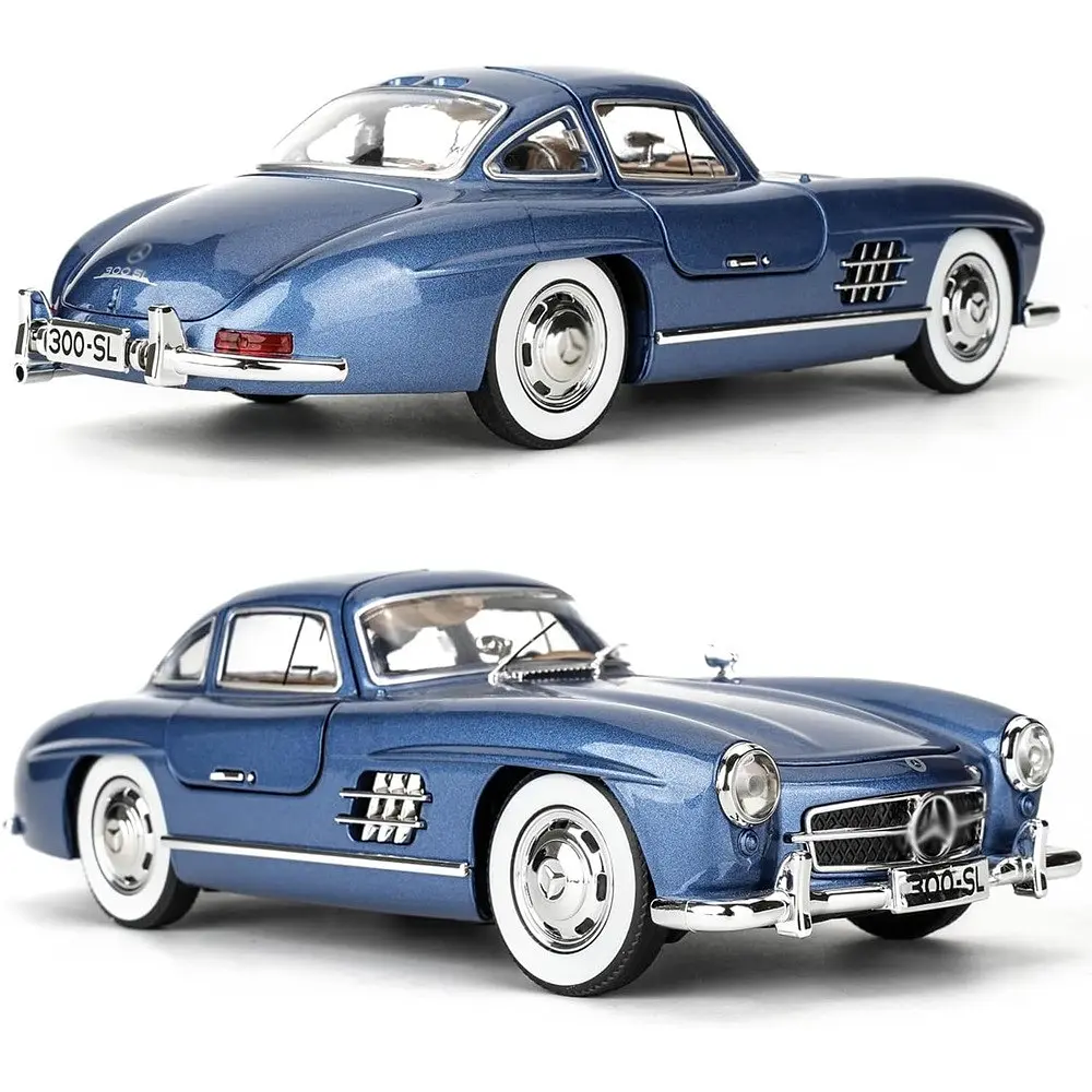 Колекційна металева модель автомобіля АвтоЕксперт Mercedes-Benz 300SL Gullwing з інерцією, світлом та звуком 1:24 - фото 2