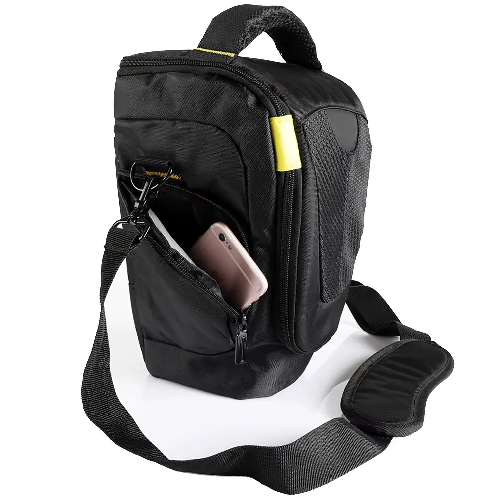 Сумка для фотоапарата Nikon 31х18х22 см Black-Yellow (IBF082BY) - фото 2
