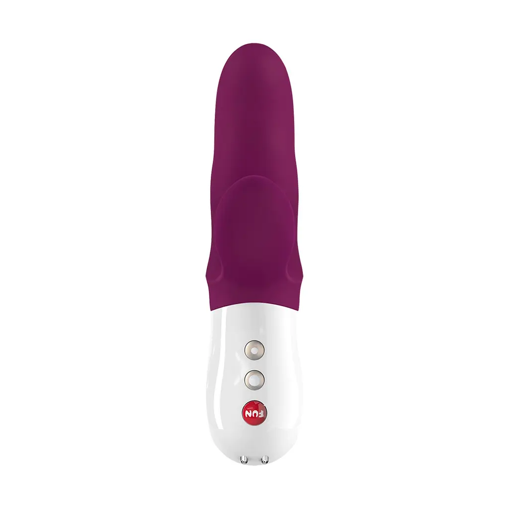 Вібратор-кролик Fun Factory MISS BI grape/white, 2 незалежні мотори, діаметр 4,2 см - фото 3