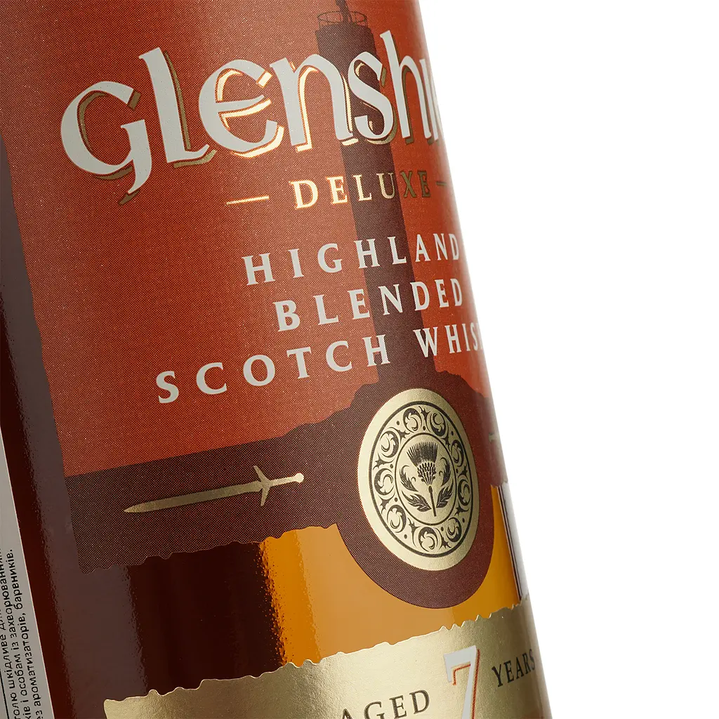Віскі Loch Lomond 7 yo Glenshiel Deluxe Highland Blended Scotch Whisky 40% 0,7 л - фото 3