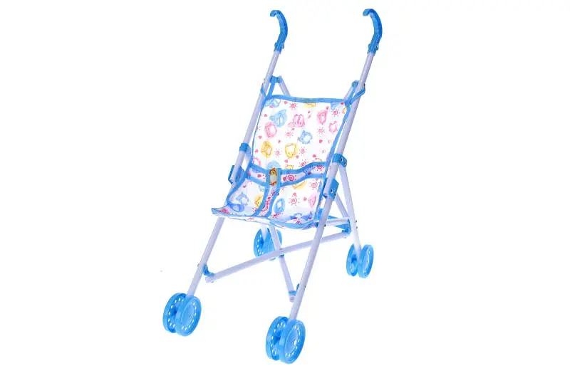 Візок з лялькою сидячий H01-63 в кульку р.62x20см YG Toys - фото 4