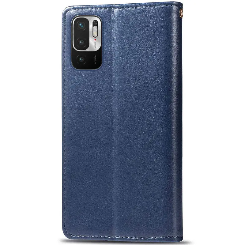 Шкіряний чохол-книжка GETMAN Gallant (PU) для Xiaomi Redmi Note 10 5G / Poco M3 Pro Синій - фото 2