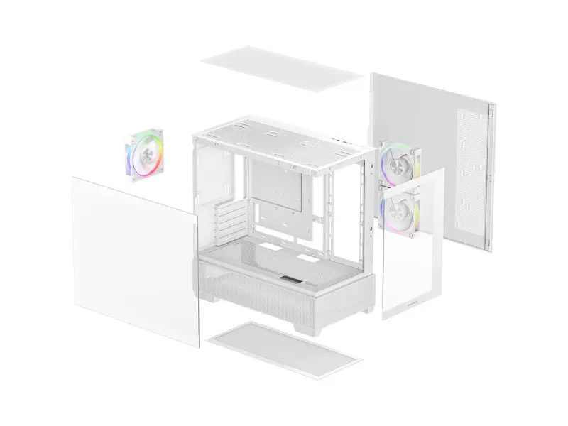 Корпус Deepcool CG380 3F White (R-CG380-WHAGM3-G) - фото 10