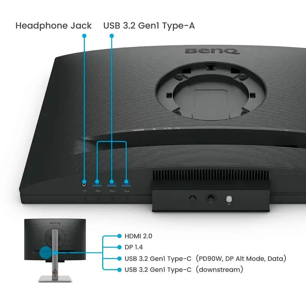 Монітор 24.1" BenQ RD240Q QHD IPS 60Hz (9H.LLXLA.TBE) - фото 9