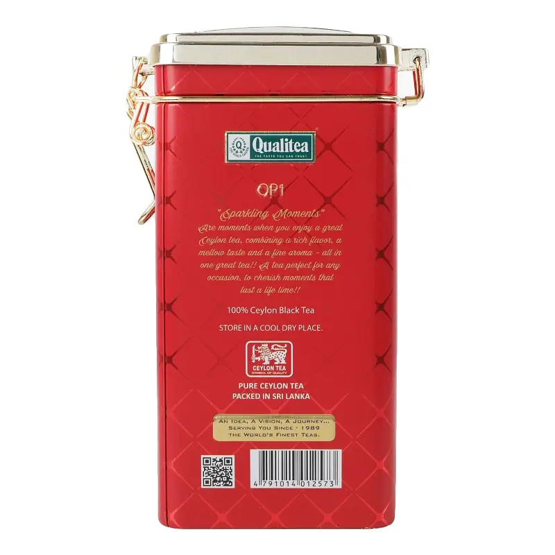 Чай Qualitea великий лист чорний Sparkling moments ж/б 100 г - фото 5