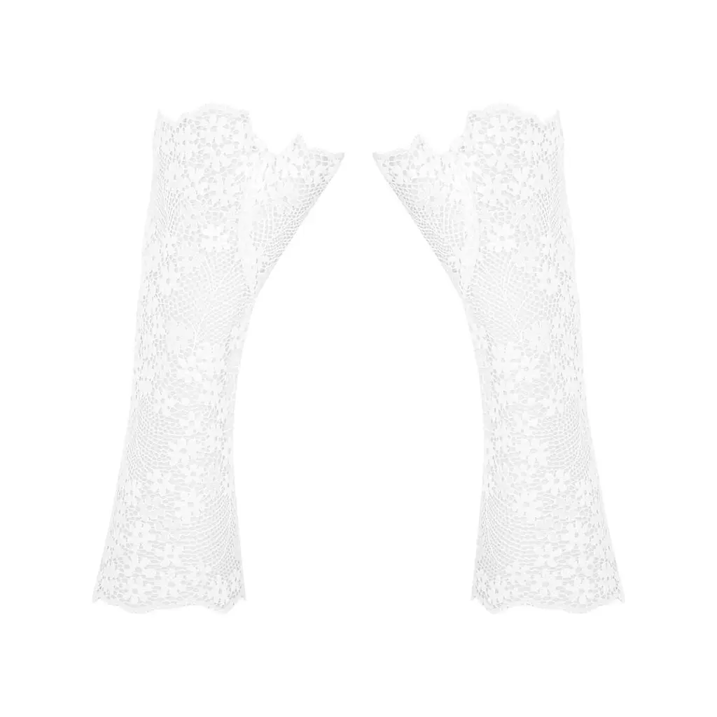 Мереживні мітенки Obsessive Heavenlly gloves O/S - фото 3