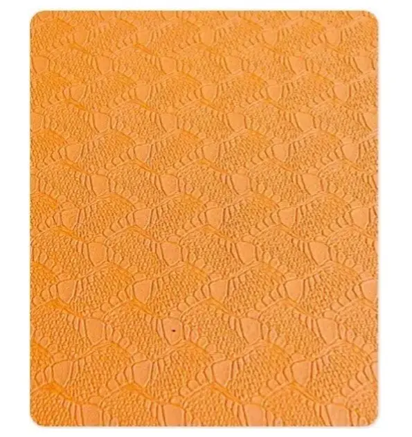 Килимок для йоги та фітнесу U-POWEX TPE Yoga mat Orange/Blue (183х61х0.6) (UP_1000_TPE_Or/Blue) - фото 4