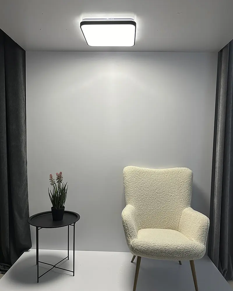 Світильник стельовий Nowodvorski 10986 Agnes Square LED Pro 1x32W 4000K 2800Lm IP44 чорний - фото 2
