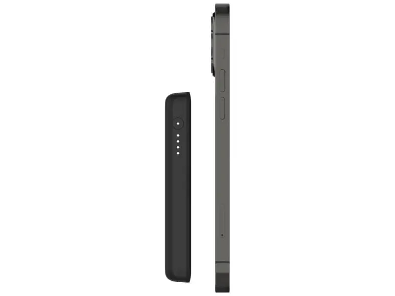 Зовнішній акумулятор (павербанк) Belkin MagSafe 2500mAh Wireless Power Bank black (BPD002BTBK) - фото 6