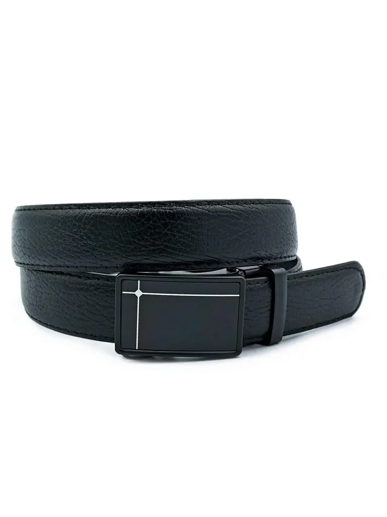 Дитячий ремінь Weatro 2,8 х 80 см Чорний dtsk-28mm-kz-006 (dtsk-28mm-kz-006) - фото 2