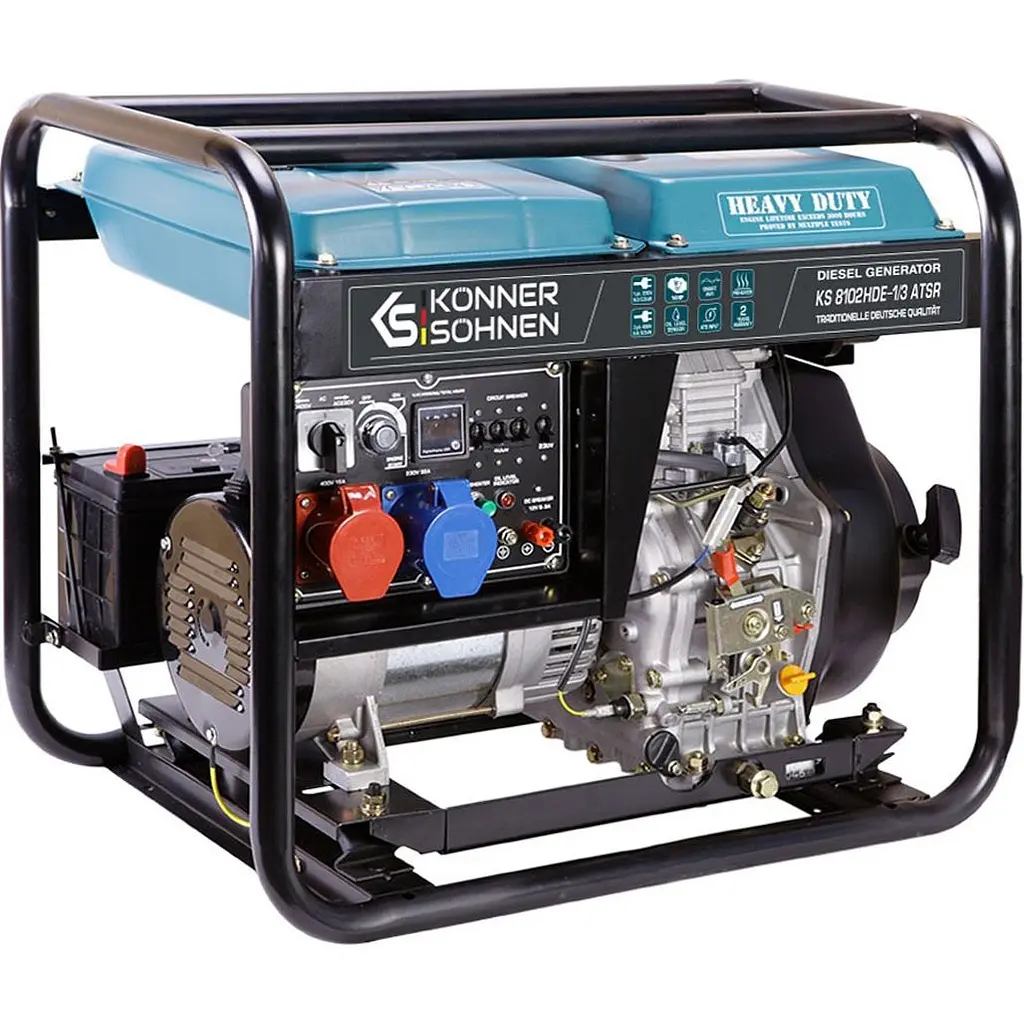 Генератор дизельний Konner&Sohnen KS 8102HDE-1/3 ATSR [128992] - фото 4