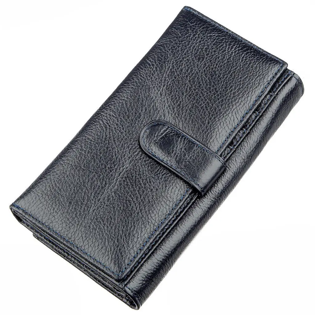 Гаманець-клатч із візитницею ST Leather 18880 сіро-синій - фото 6