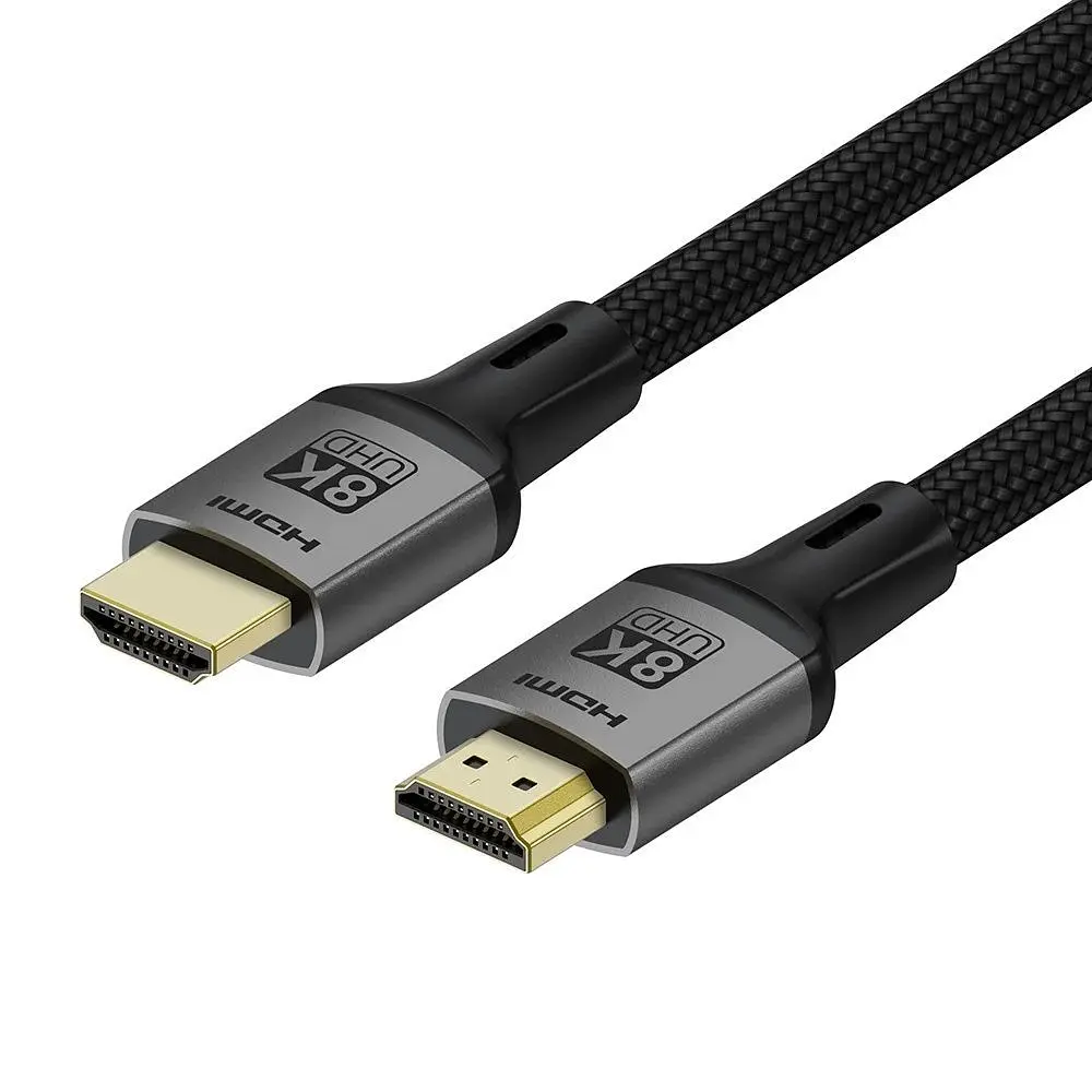 Кабель ColorWay HDMI-HDMI V2.1 8K 2м, Black (CW-CBHD088-BK) - фото 2