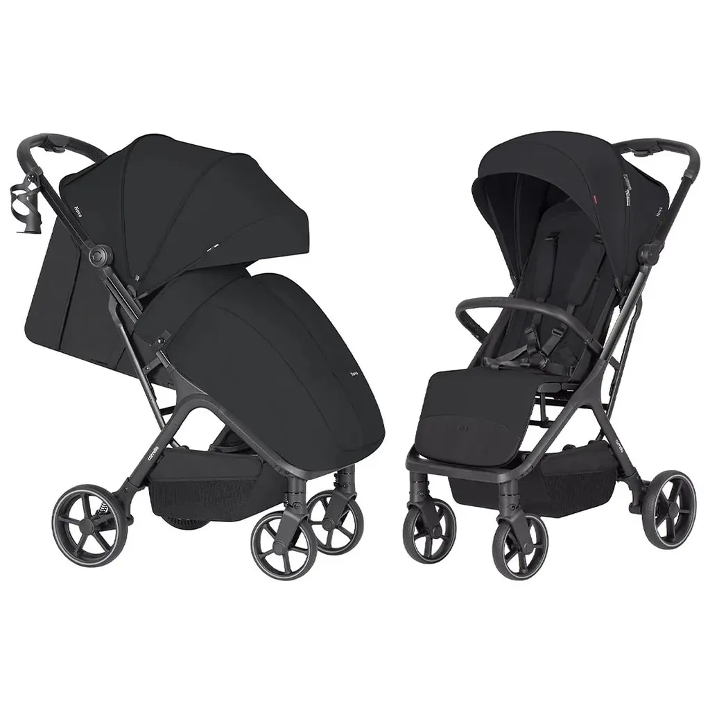 Прогулянкова коляска Carrello Nova CRL-5524 Vinyl Black з автоматичним складанням колекція 2025 - фото 2