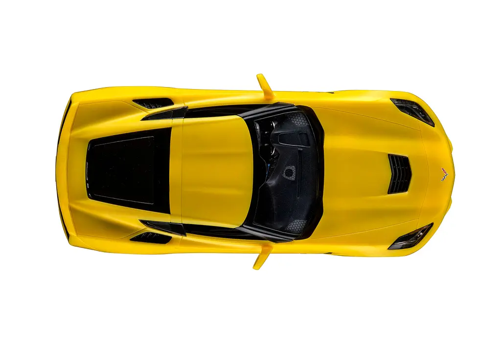 Конструктор Revell 1/24 автомобіль 2014 Corvette Stingray Easy Click жовтий 07825 - фото 6