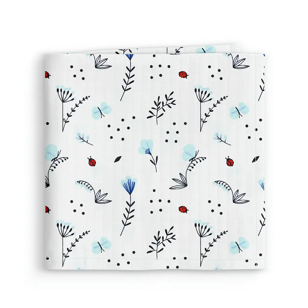 Муслінові пелюшки 110x150 BLUE WILDFLOWERS COSAS (4822052435212)