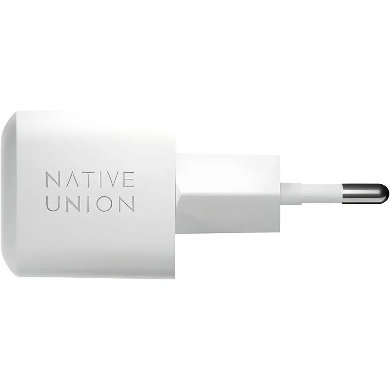 Мережевий зарядний пристрій Native Union Fast GaN Charger PD 30 Вт USB-C Port White (FAST-PD30-2-WHT-EU) - фото 2