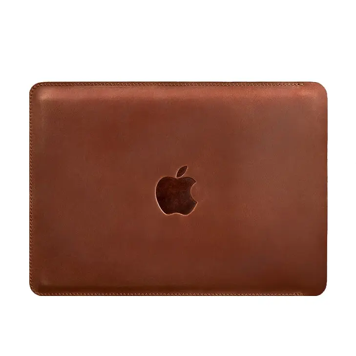 Шкіряний чохол BlankNote для MacBook 15-16 Світло-коричневий - фото 4
