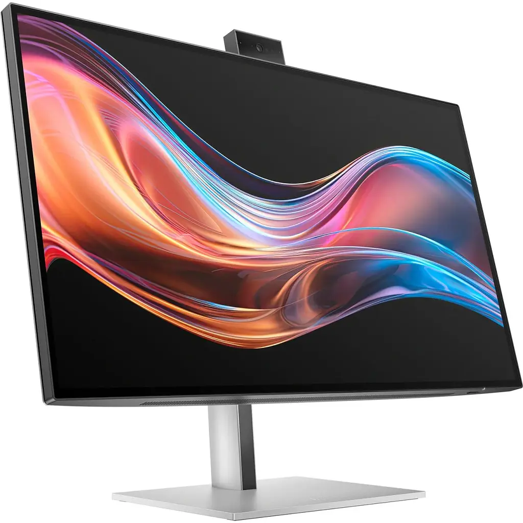 Монитор TFT 27" HP S7 Pro 727pm, IPS Black, 4K UHD, HDMI, DP, USB-C, RJ-45, cam, HAS, Pivot, черно-серебристый (8K135AA) - фото 4
