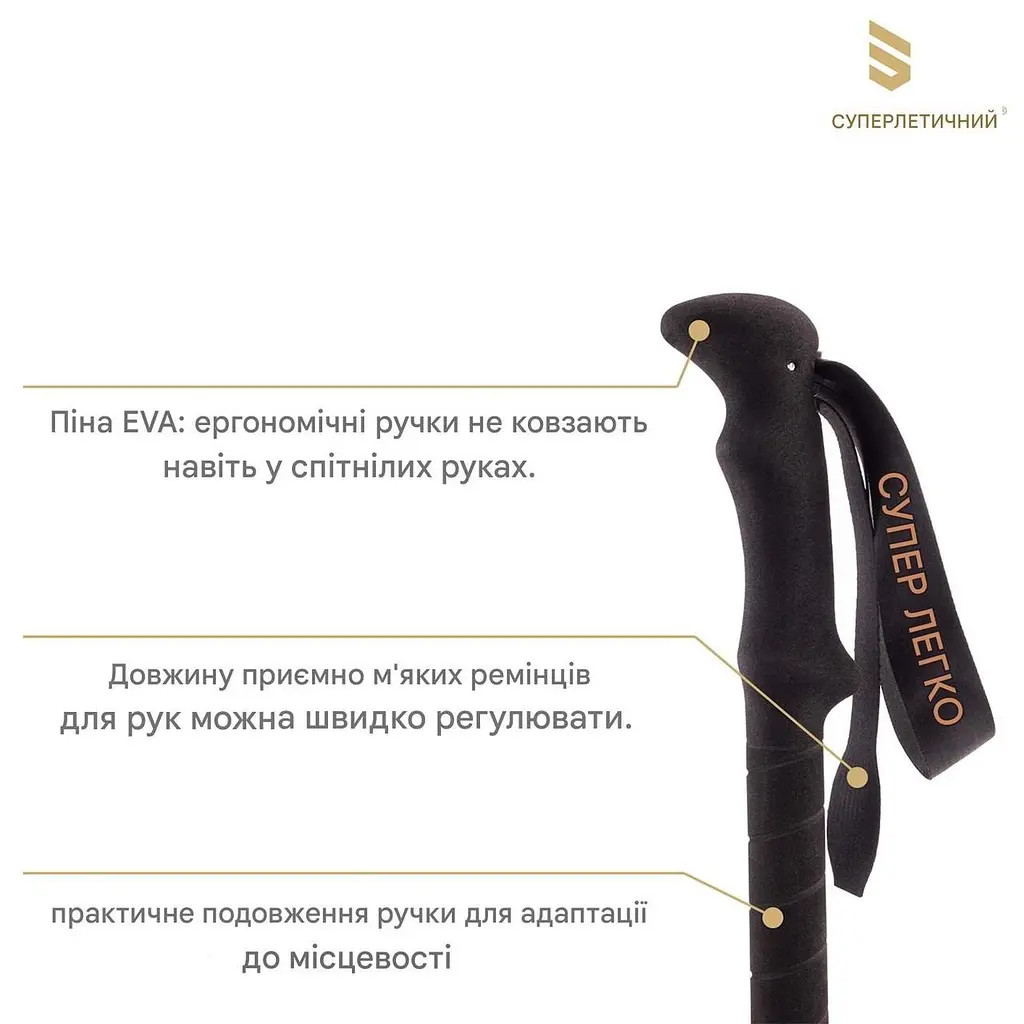 Трекинговые палки Klarfit Burgos TX Elite (10037784) - фото 4