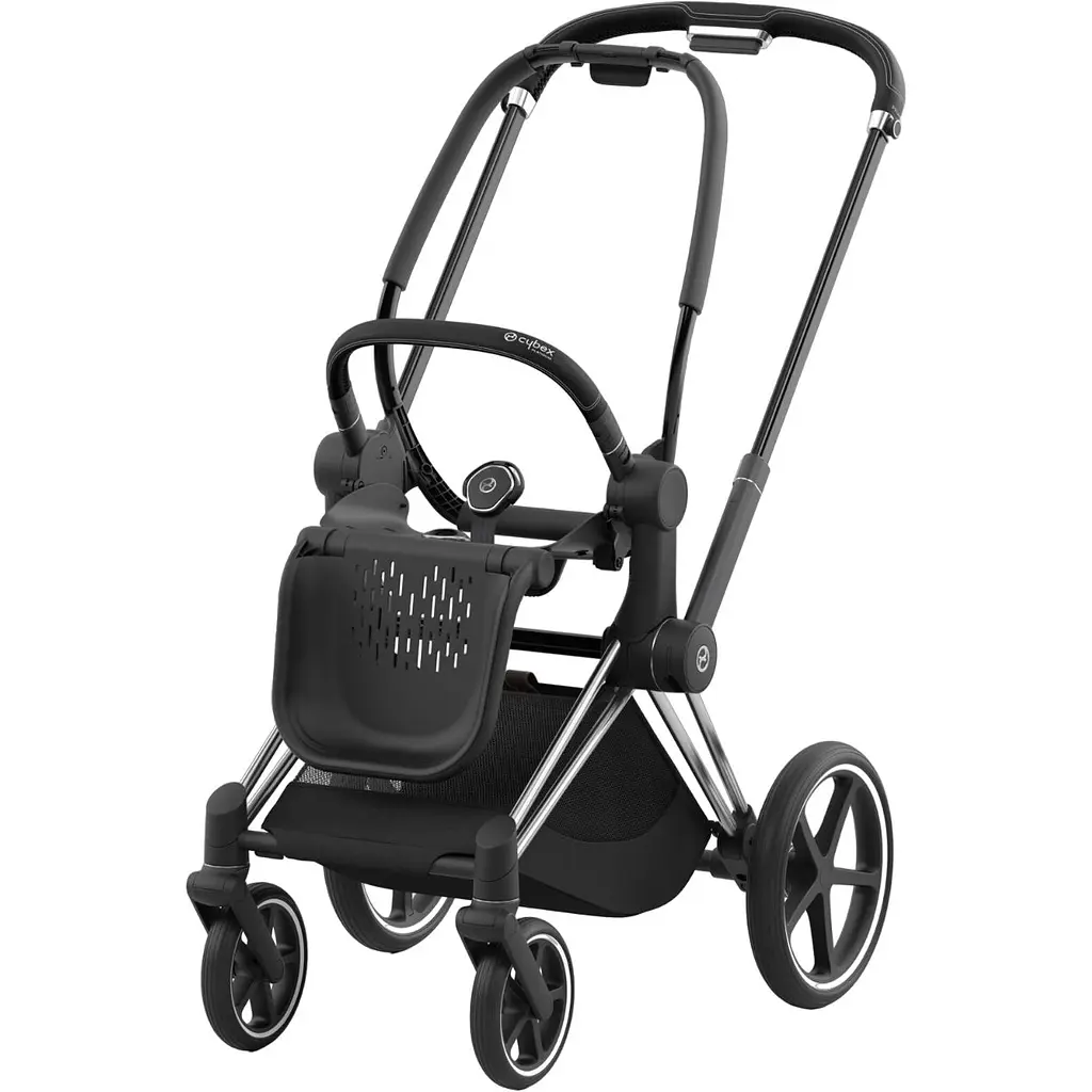 Люлька Cybex Priam Lux by Karolina Kurkova One Love + Комплект текстилю для прогулянкового блоку Cybex Priam KK One Love + Шасі Cybex Priam з каркасом LS RBA Chrome Black - фото 6