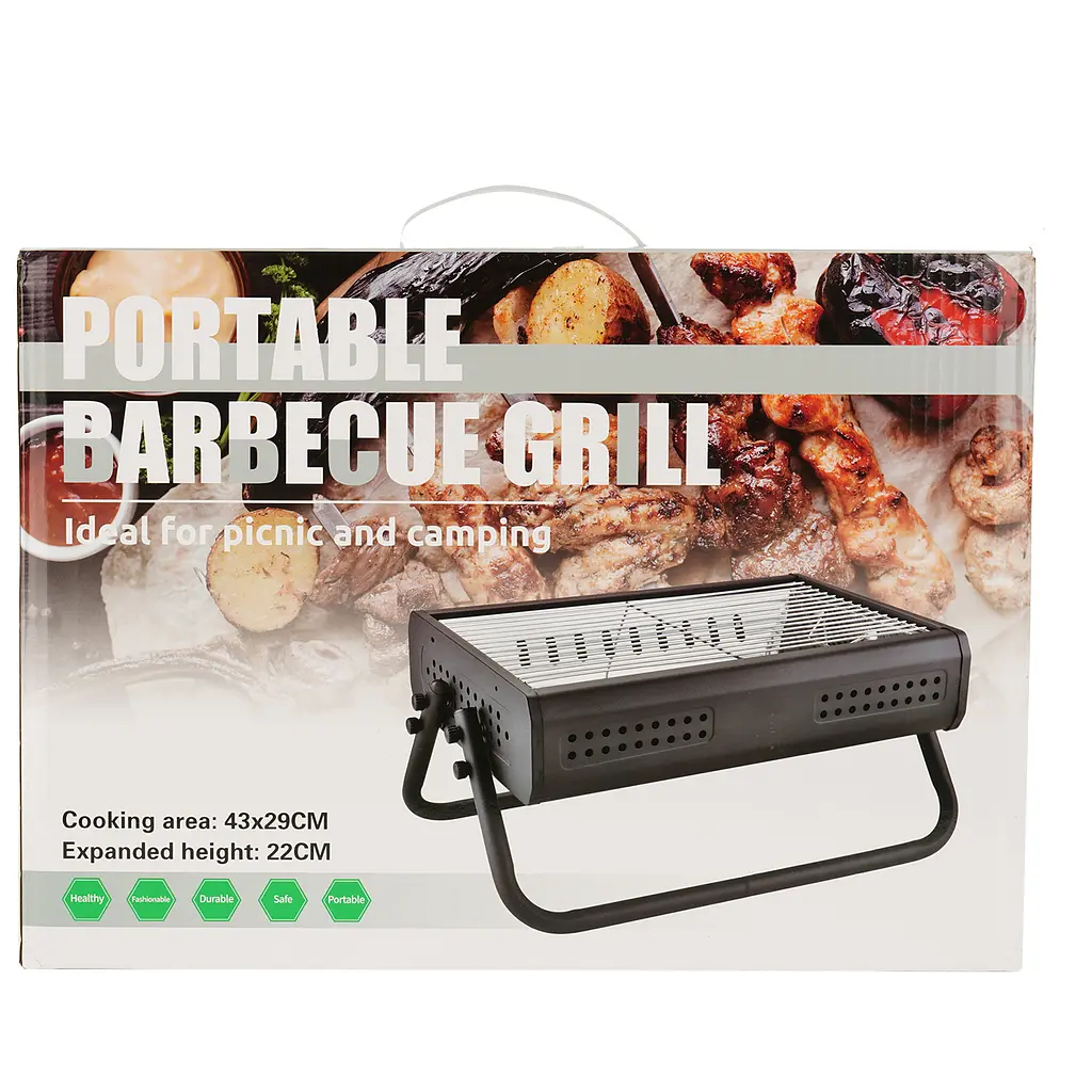 Гриль-барбекю BBQ CA-24 розкладний (958540) - фото 7