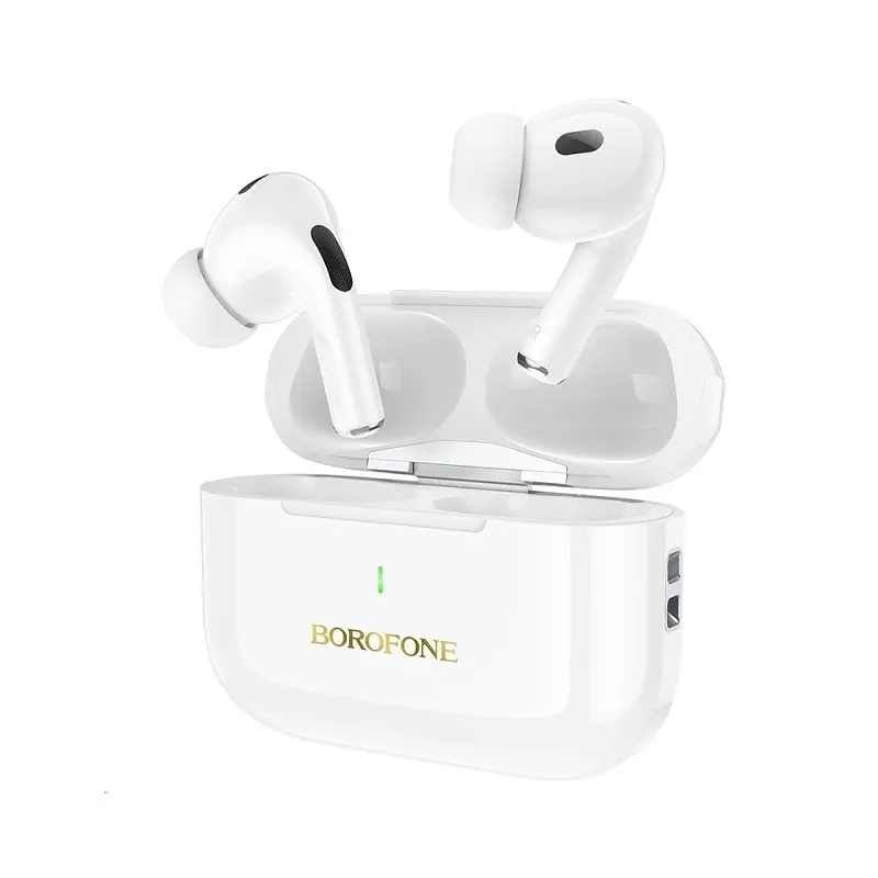 Бездротові навушники TWS BOROFONE BW59 Plus ANC активне шумозаглушення Bluetooth 5.3 білі