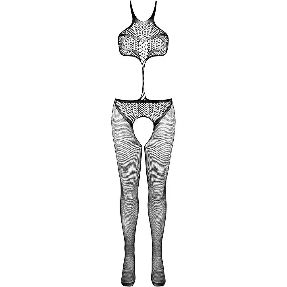 Відкритий бодістокінг Passion BS080 Black - фото 5