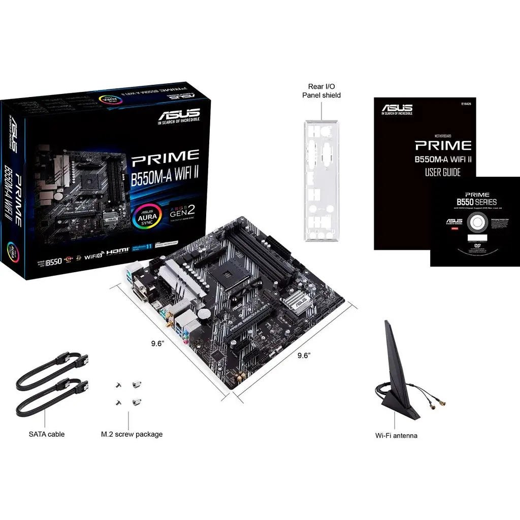 Материнська плата Asus Prime B550M-A WIFI II (90MB19X0-M0EAY0) [175724] - фото 8