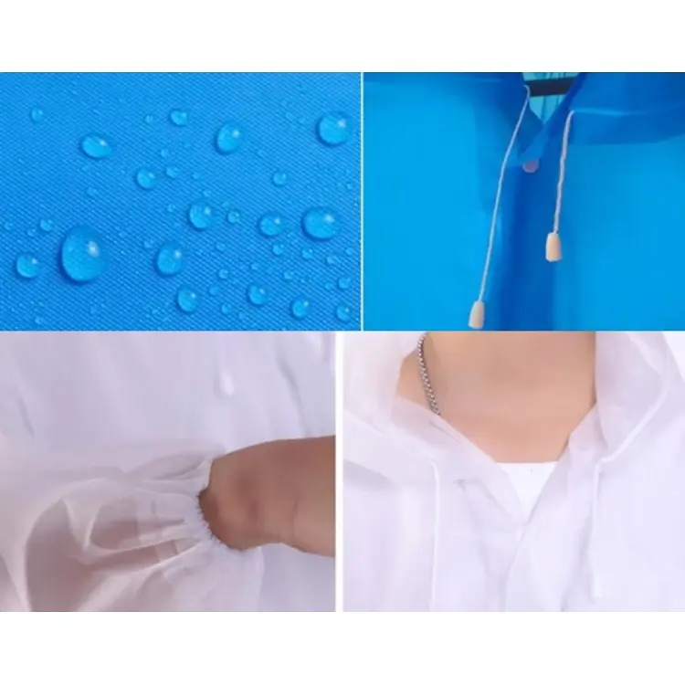 Дощовик універсальний з капюшоном RAINCOAT 150 х 70 см різні кольори - фото 7