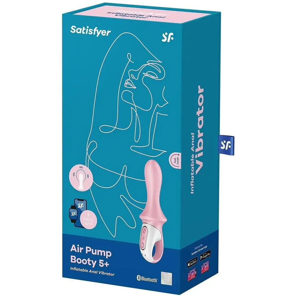 Анальний смарт-вібратор Satisfyer Air Pump Booty 5+ - фото 3