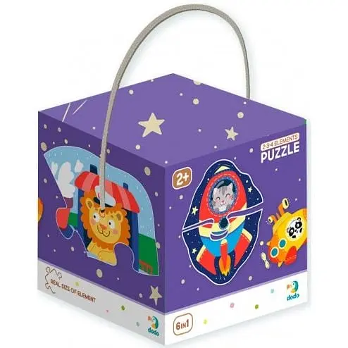 Пазл DoDo Toys Транспорт 2-3-4 елемента (300154) - фото 2