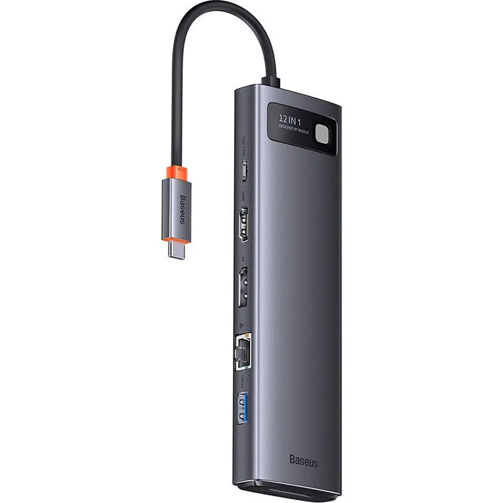 USB-хаб Baseus Metal Gleam Series 12-in-1 (WKWG020213) [124910] - фото 2