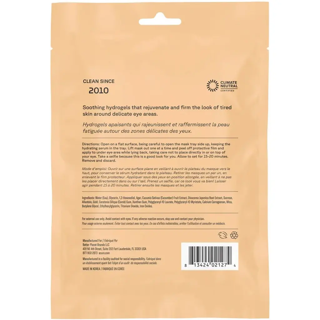 Патчи Acure Radically Rejuvenating Under Eye Hydrogels 4 г - фото 2