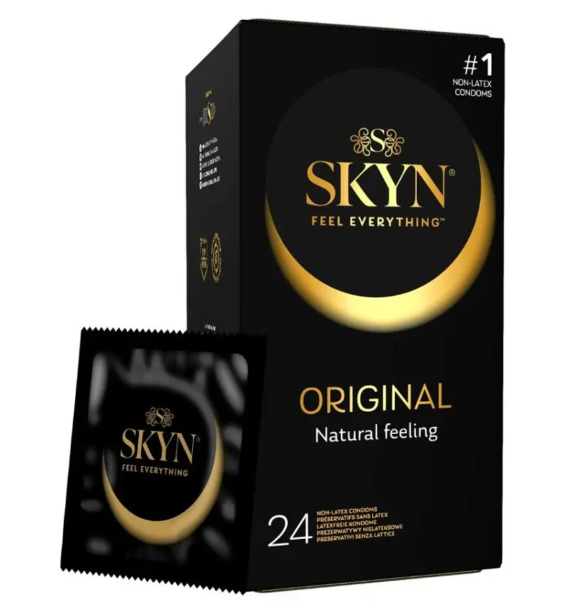 Презервативи Skyn Original безлатексні 24 шт — поліізопренові презервативи з природними відчуттями