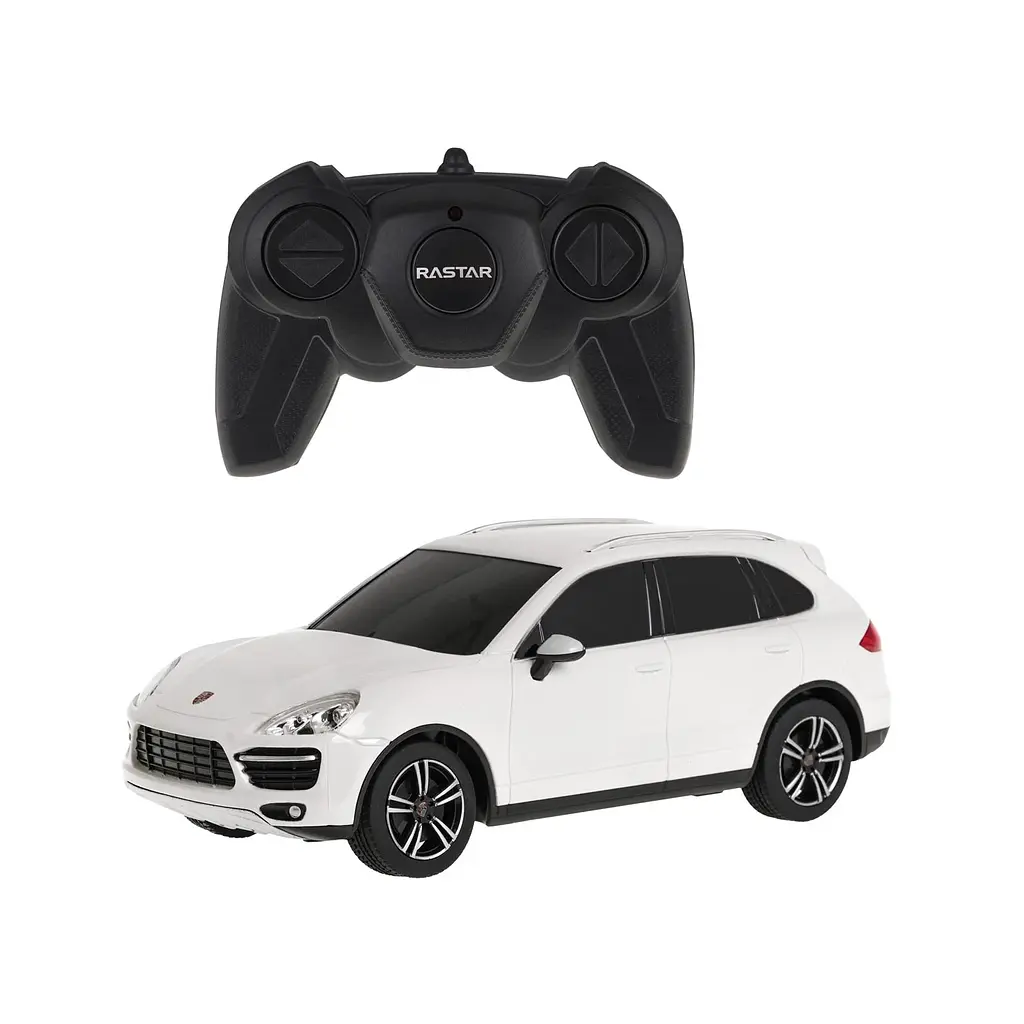 Машинка на управлении 1:24 Porsche Cayenne Turbo белый RASTAR - фото 5