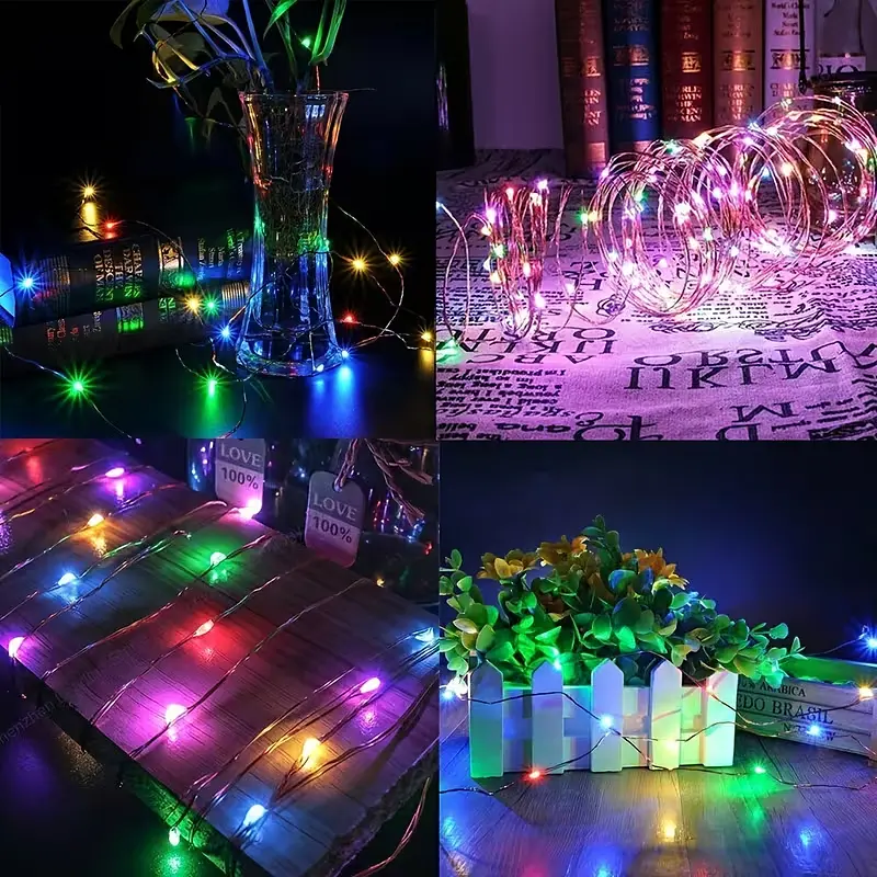 Смарт гірлянда USB 10м RGB з Bluetooth та пультом кольорова світлодіодна розумна LED стрічка AMILL LED - фото 4