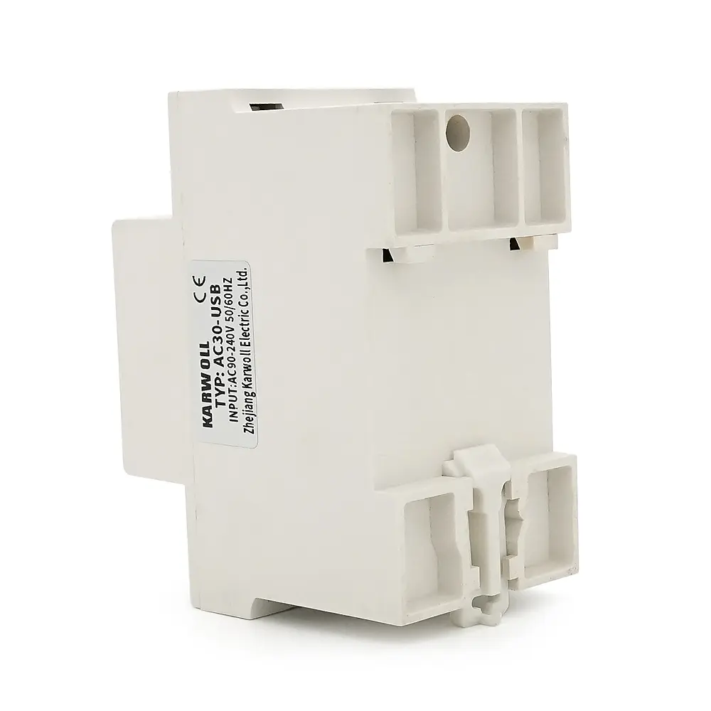 USB-роз'єм на DIN-рейку, DC5V/2.1A, 1P, IP22 - фото 2