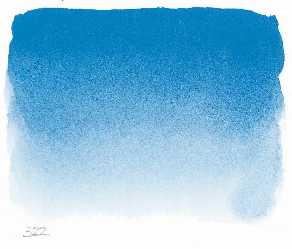 Акварельна фарба Sennelier, полукювета, S1, Королівський синій (Royal Blue) - фото 2