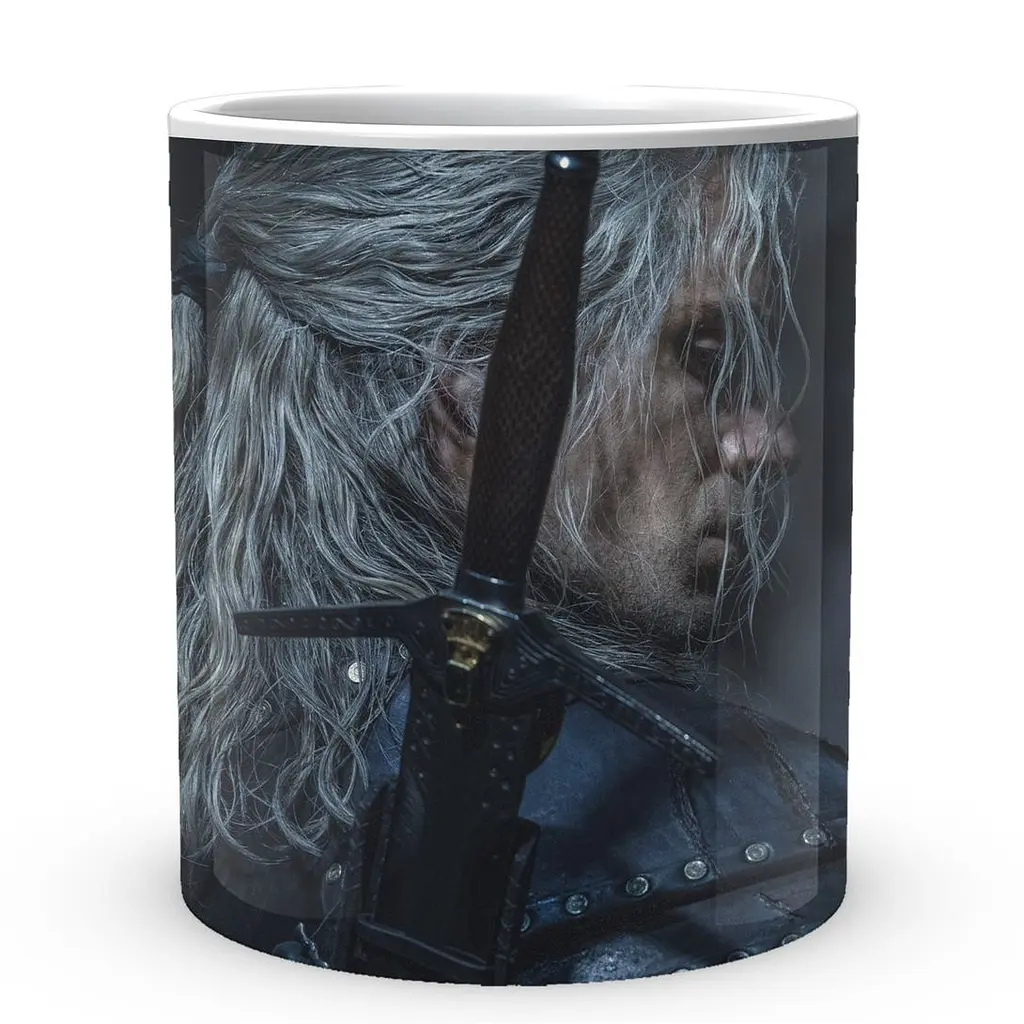 Кухоль GeekLand The Witcher Відьмак Геральт TW 002.011 330 мл білий - фото 2