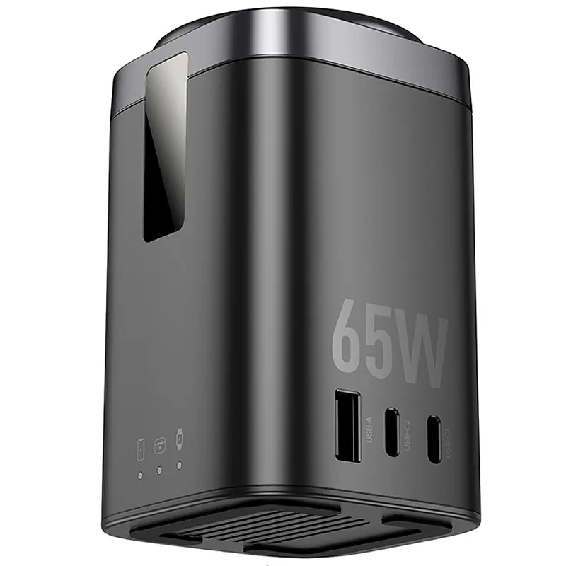 БЗП Hoco CQ20A Clever 6in1 PD65W Black - фото 5