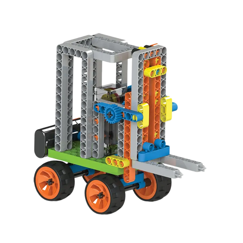 Конструктор Zephyr Blix Rack and Pinion полипропиленовый развивающий с моторчиком 150 элементов 6 моделей - фото 2