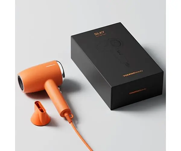 TOUCHBeauty TB-2393, Фен з іонізацією та функцією захисту волосся Тач Б'юті, помаранчевий - фото 2