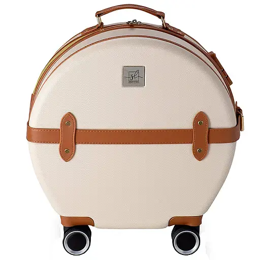 Валіза Semi Line 24" M Ecru/Brown (T5670-3) - фото 4