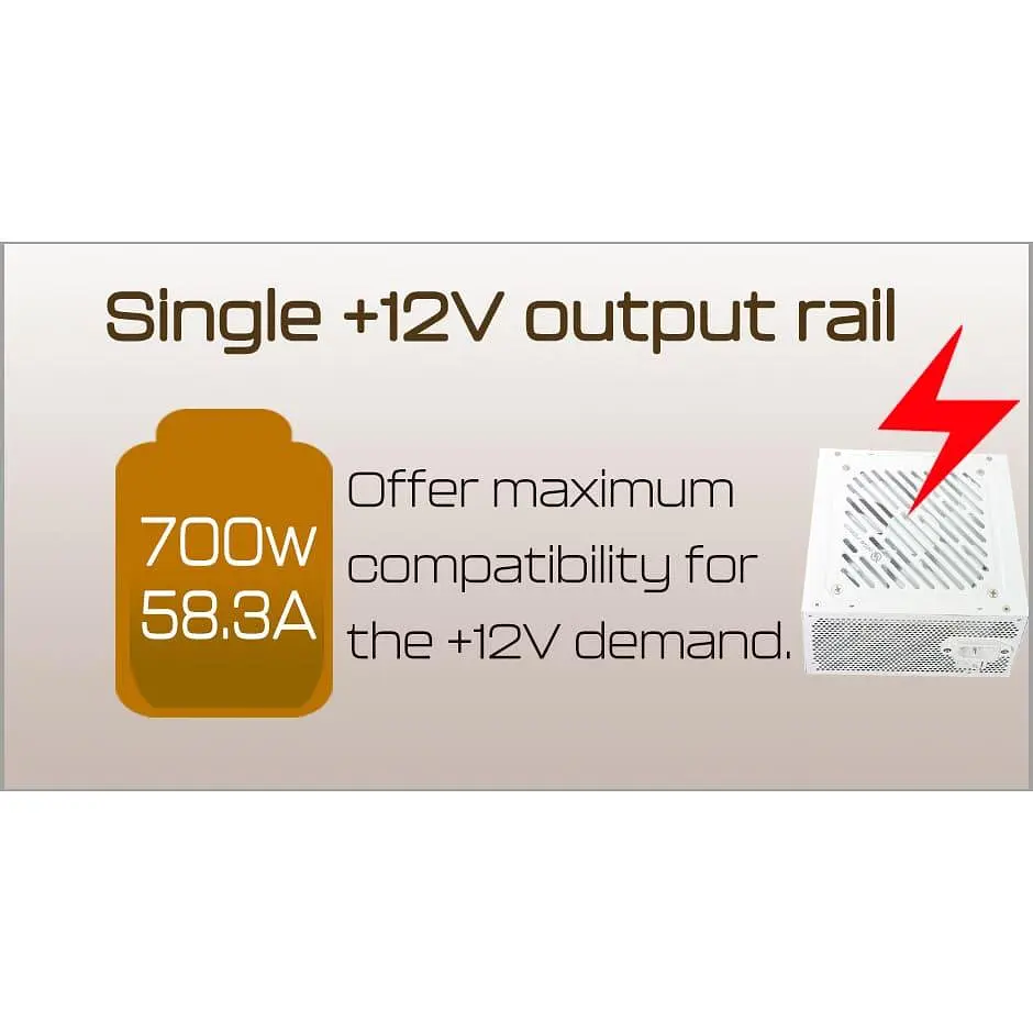 Блок питания Highpower 700W (HPE-700ST-B12S) - фото 8
